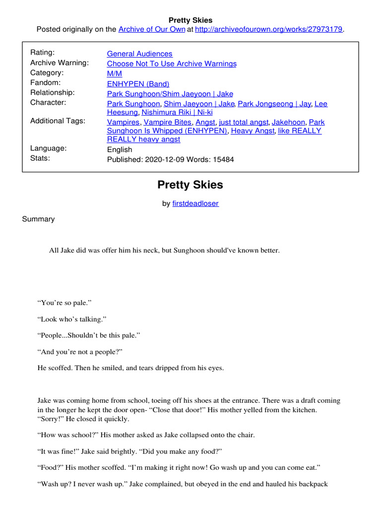 Pretty Skies | PDF