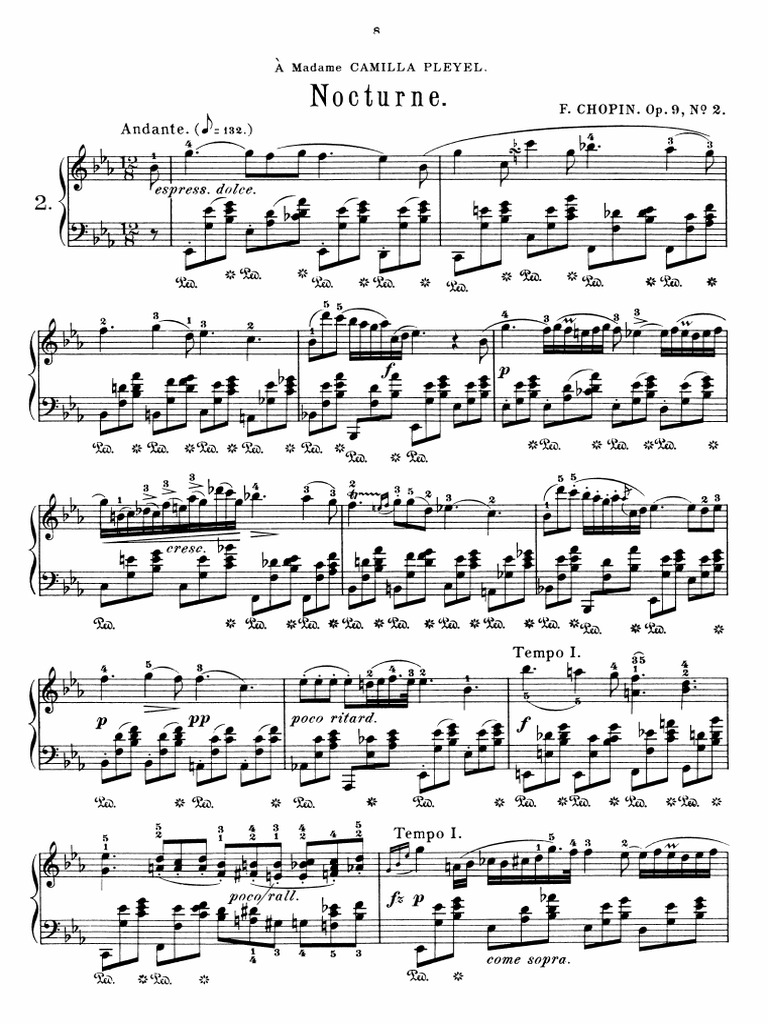 Chopin - Nocturne Op. 9 No. 2 in E | PDF