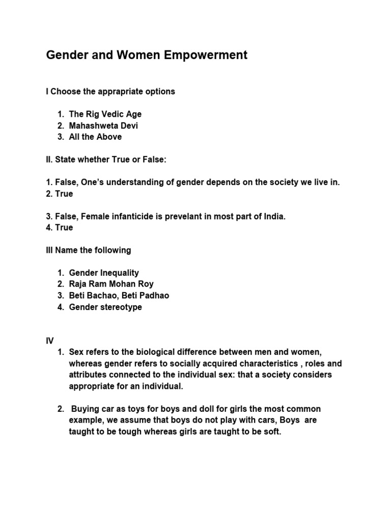 Nder Inequality and Women Empowerment | PDF | Gender | Gender Studies
