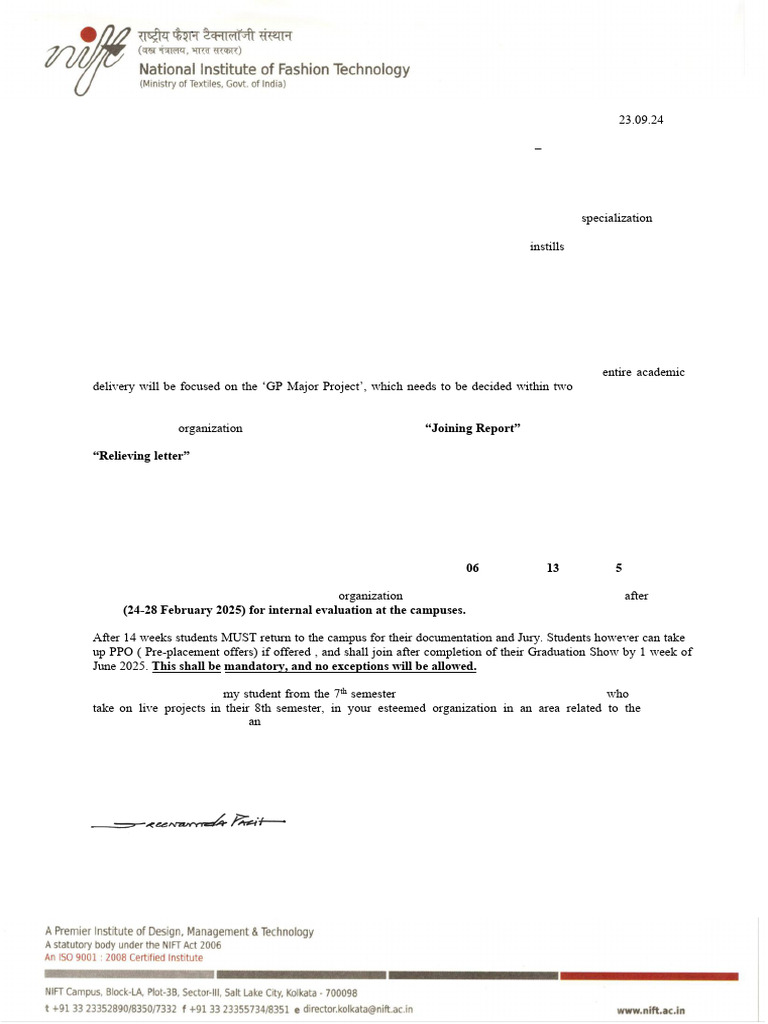 GP Letter 2024 | PDF