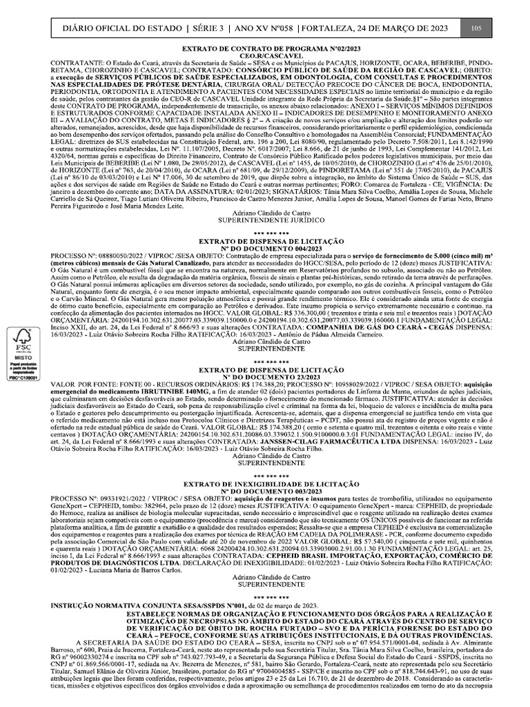 Doe in Sesa Sspds 001 2023 | PDF