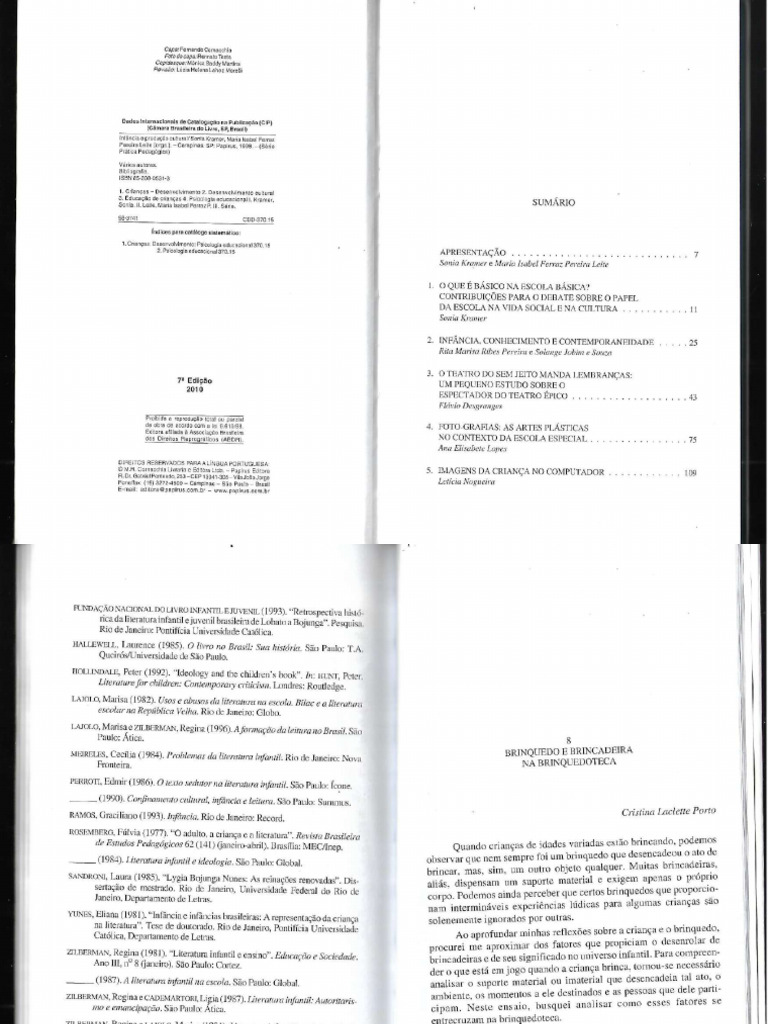 Infância e Produção Cultural - Brinquedo e Brincadeira Na Brinquedoteca ...