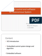 Embedded Control and Software For Autonomous System
