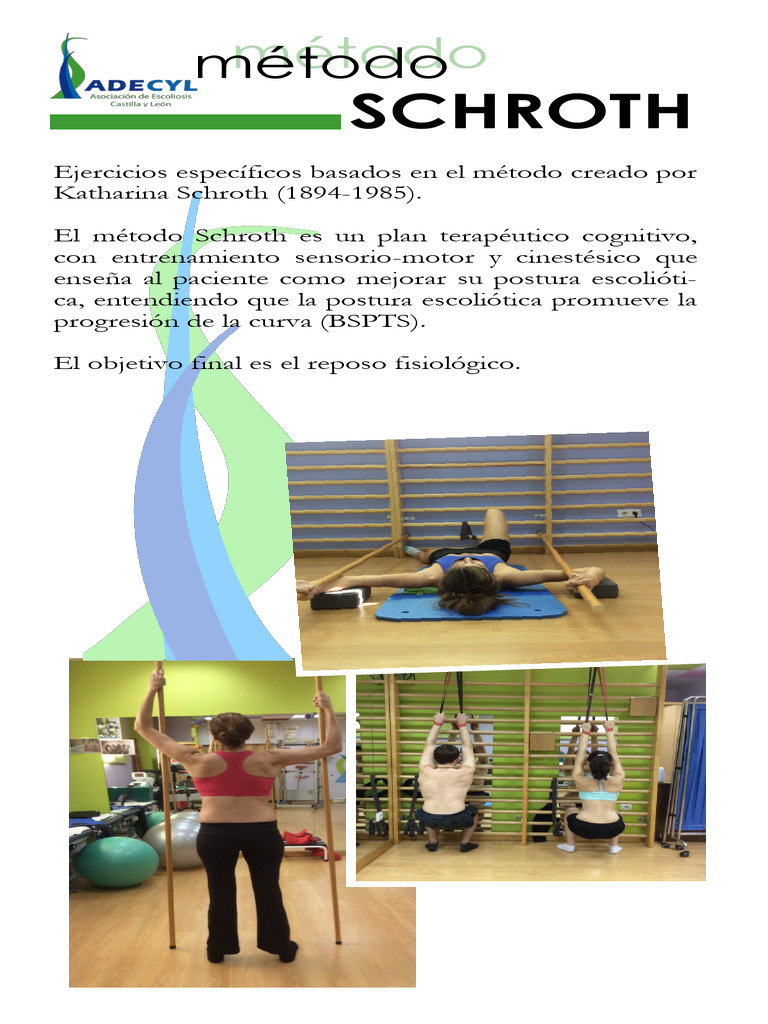 Ejercicios del Método Schroth para Escoliosis | PDF