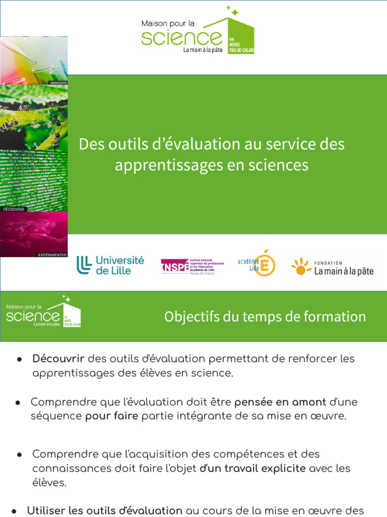 Outils d'évaluation en sciences scolaires | PDF | Plastique | Polymère