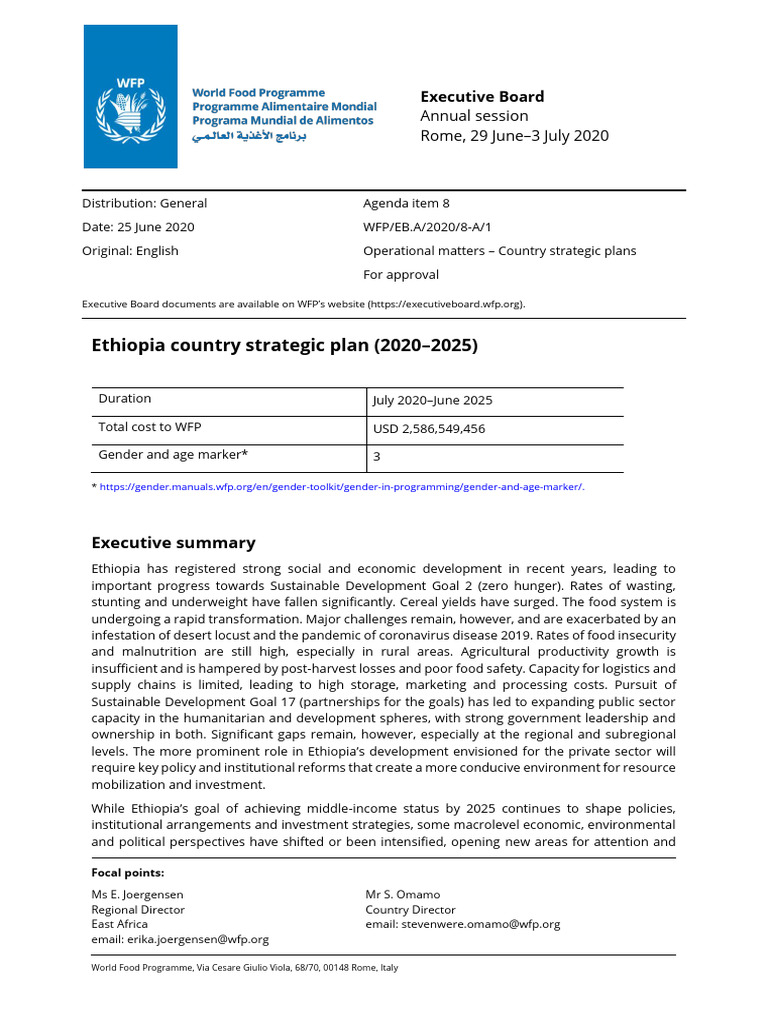 WFP 0000115598 | PDF | World Food Programme | Food Security