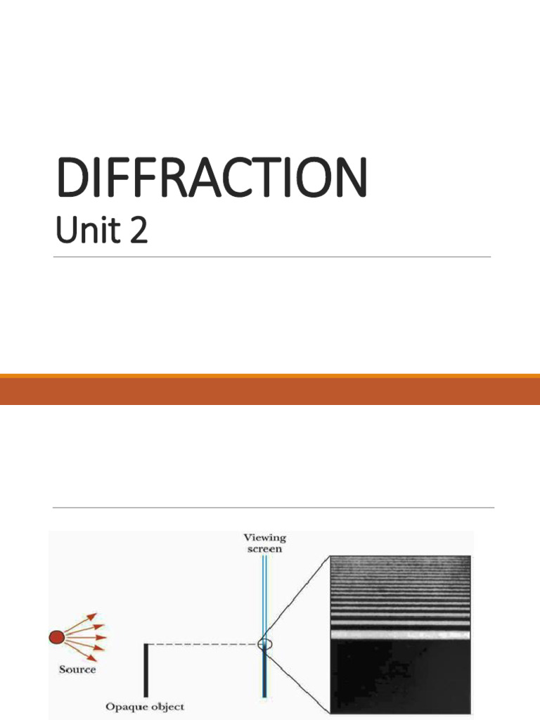 Understanding Wave Diffraction Concepts | PDF | Diffraction | Wavelength