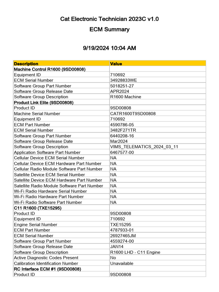 9SD00808 - ECM Summary - BEFORE - 2024-09-19 - 10.03.43 - 092210 | PDF ...
