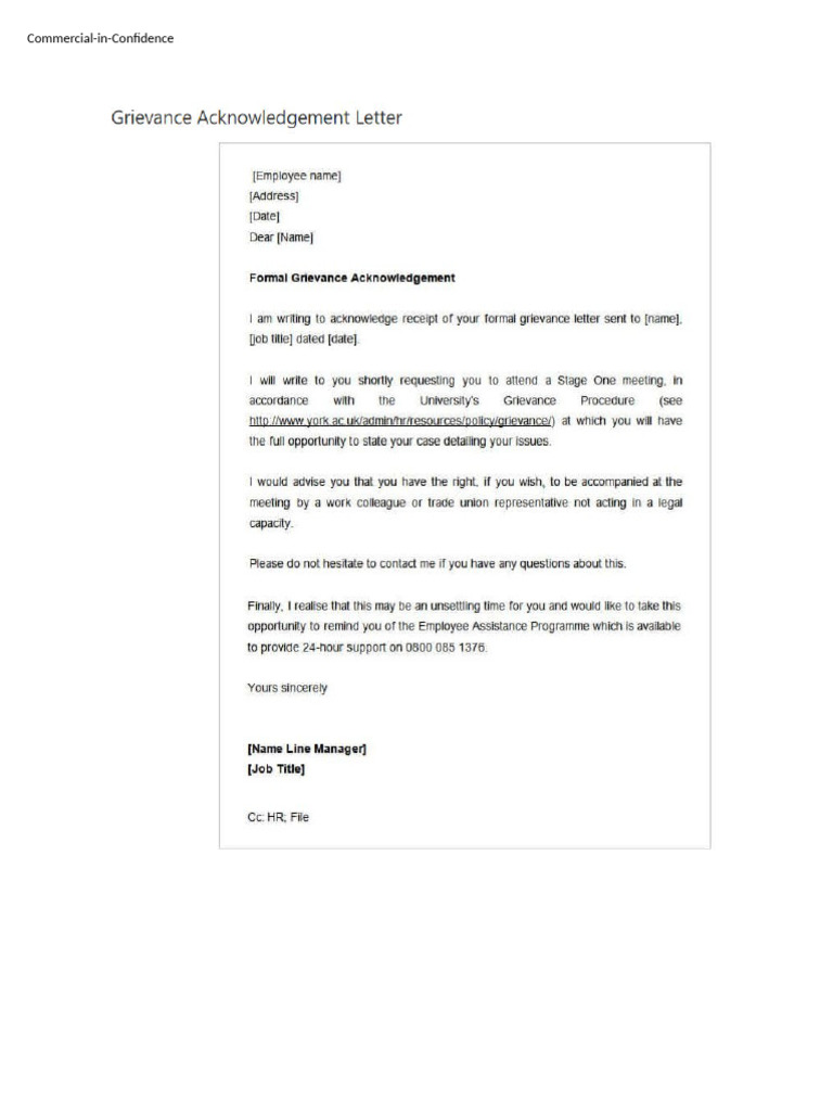 Ack Letter 2 | PDF