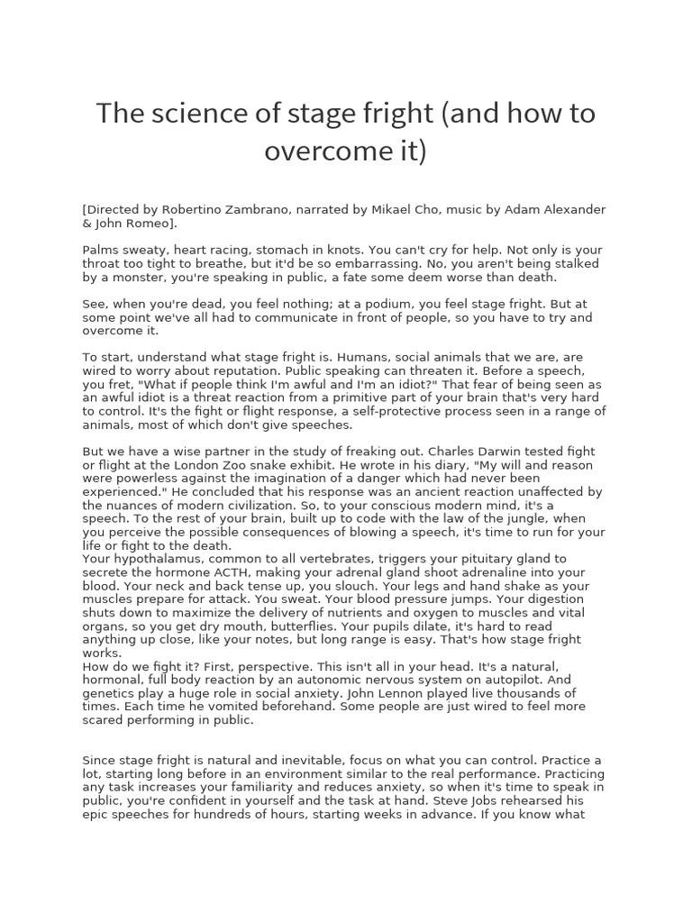 the-science-of-stage-fright-pdf-hypothalamus-adrenocorticotropic