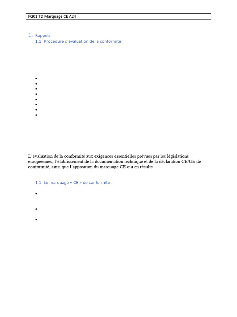 Guide sur le Marquage CE et Conformité | PDF