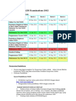 Timetable For UKDI Examinations 2012