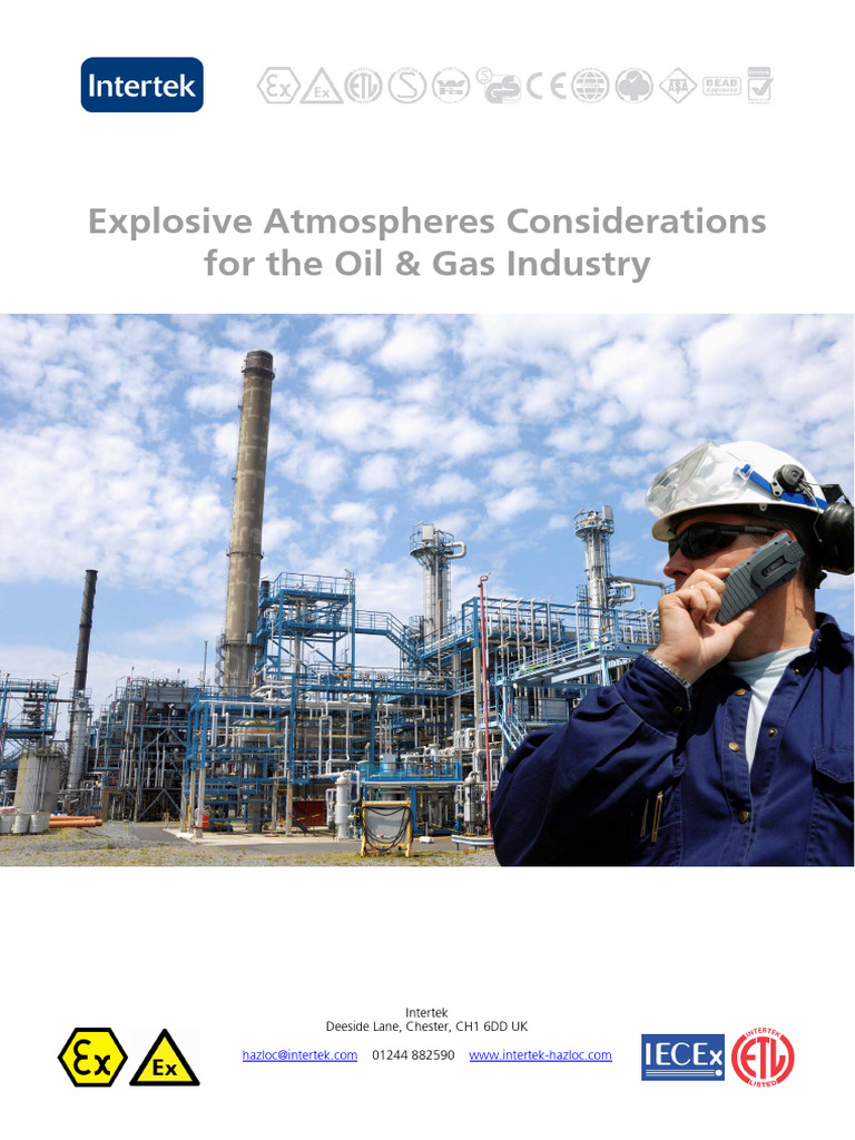 Explosive Atmospheres in Oil & Gas Industry | PDF | Safety