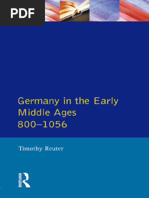 Germany in The Early Middle Ages C. 800-1056 (Timothy Reuter) (Z