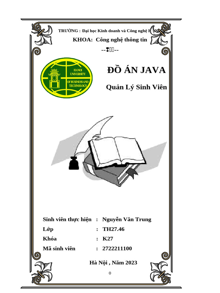 Do An QLSV VB | PDF