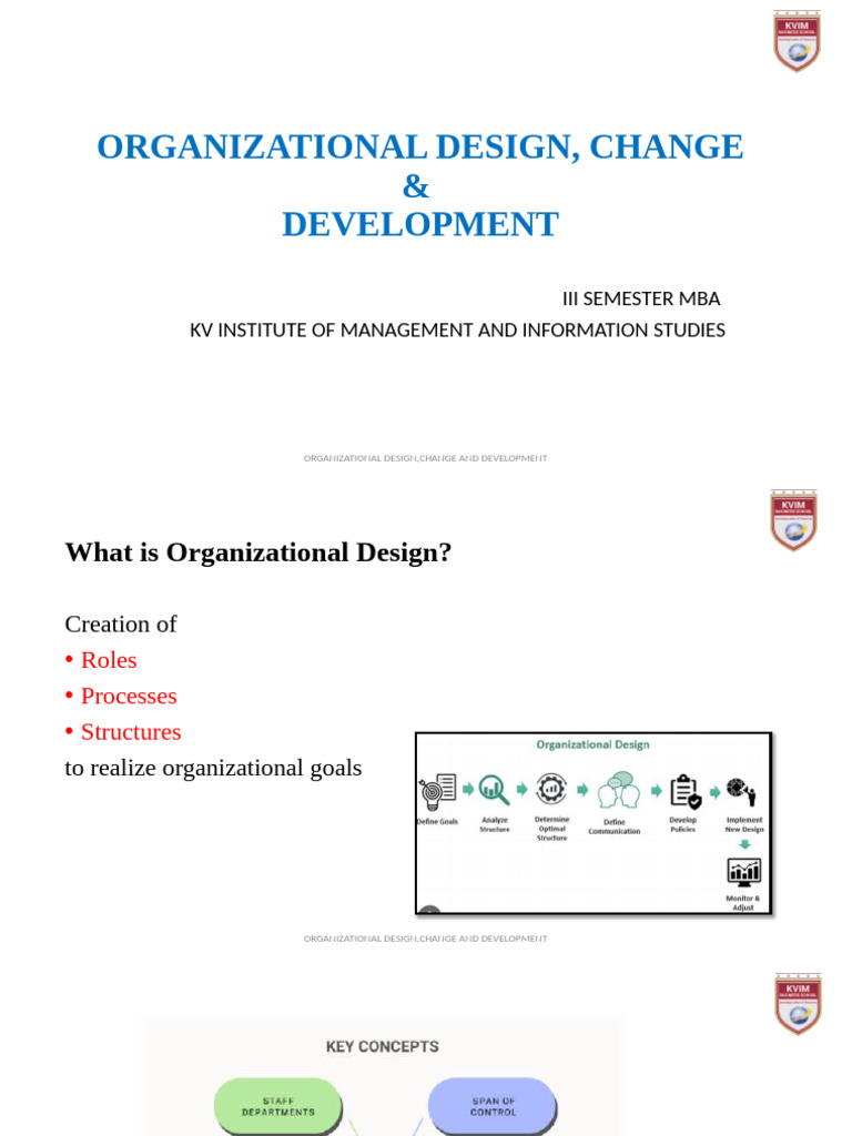 Organizational Design and Change Guide | PDF | Organizational Structure ...