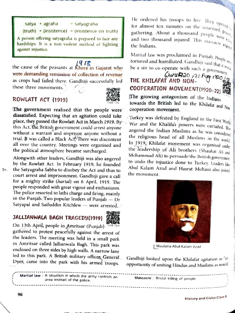 Satyagraha and Indian Independence Movements | PDF | Politics Of India ...