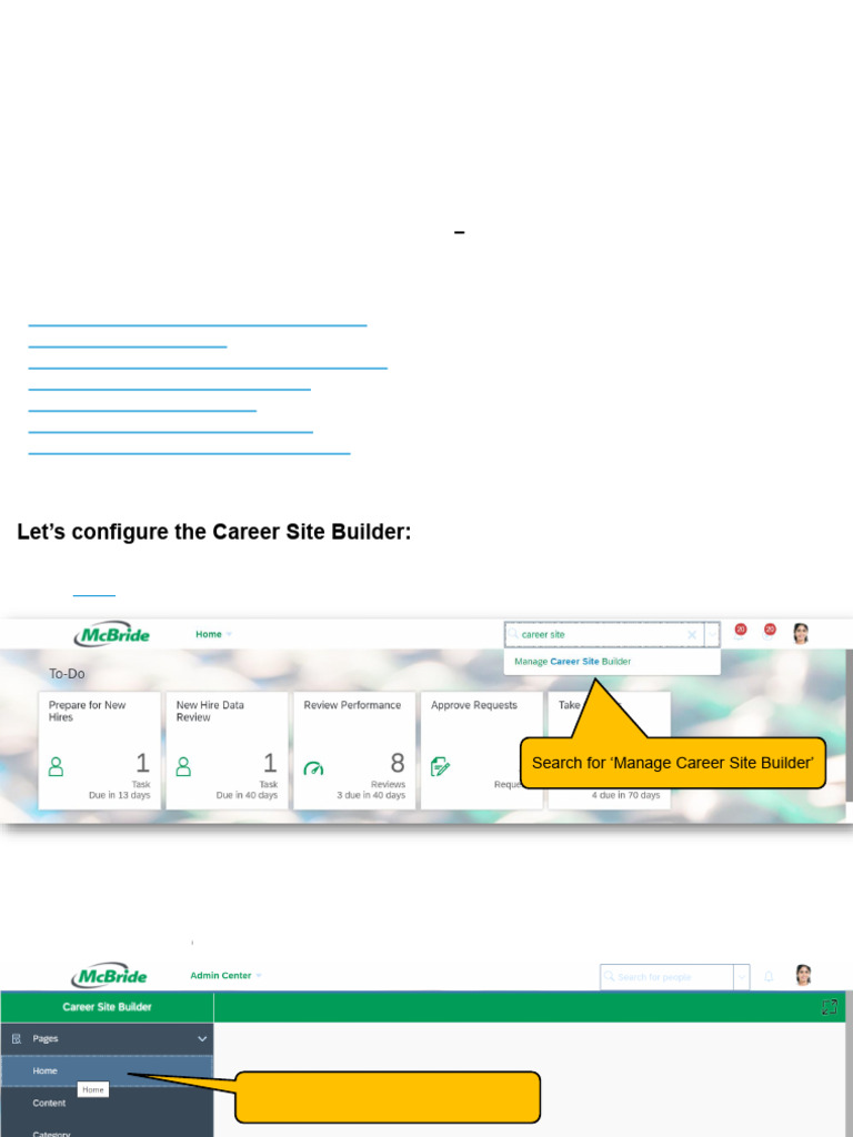 Configure The Career Site | PDF | Cyberspace | Software