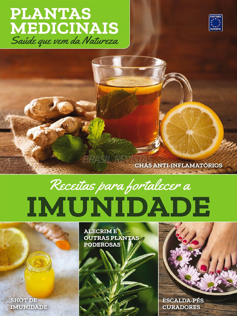 Plantas Medicinais Receitas para Fortalecer A Imunidade Abr23 | PDF