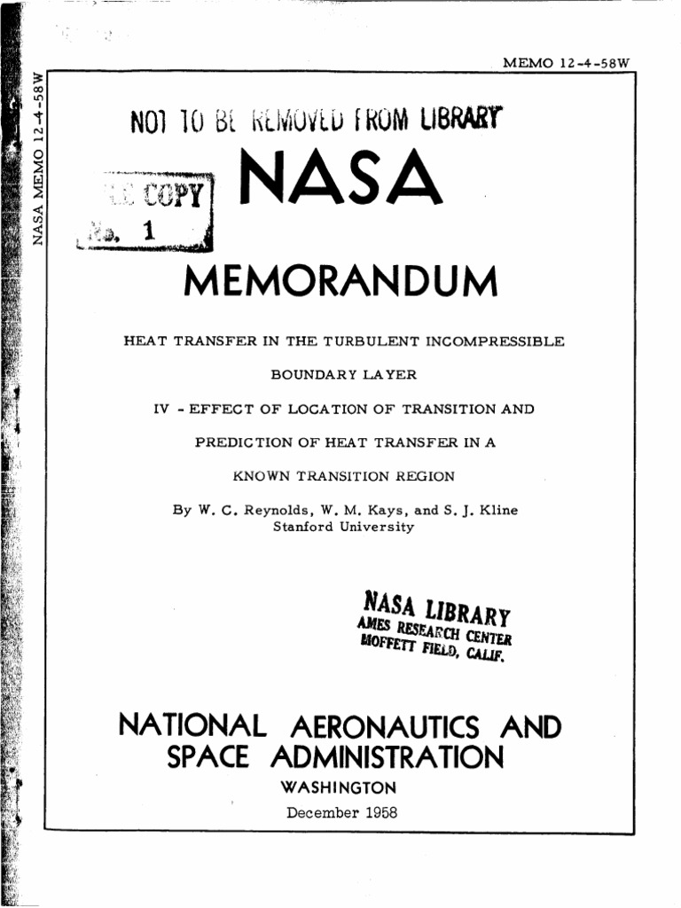 Heat Transfer in The Turbulent Incompressible | PDF | Turbulence ...