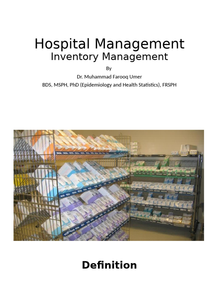 Inventory Management | PDF | Inventory | Risk Management