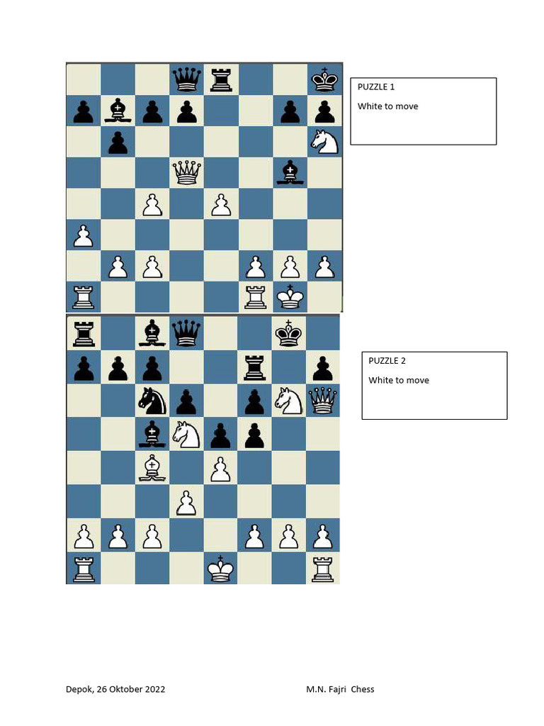 chess 2 mate - m.n. fajri | PDF | Chess | Traditional Board Games