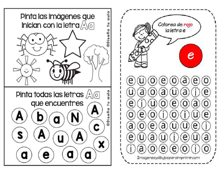 Refuerzo Vocal A y e | PDF