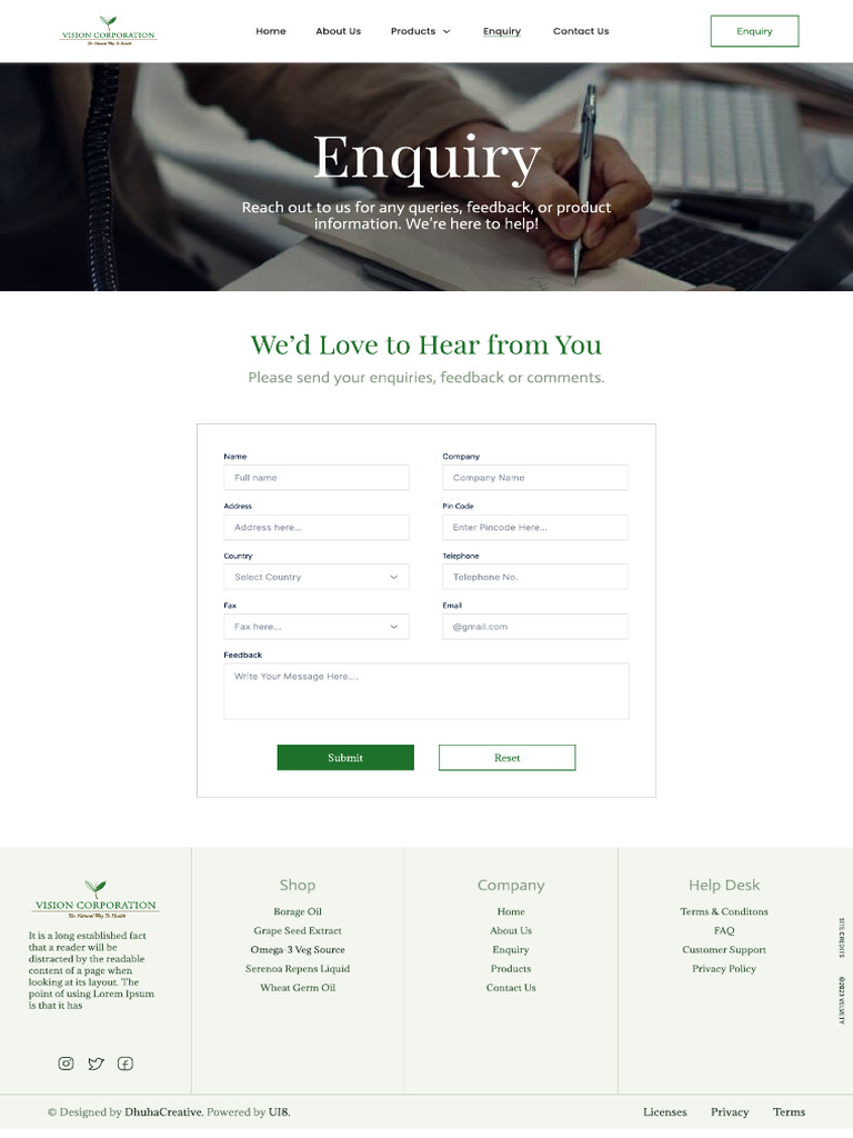 Enquiry Page | PDF