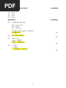 Gr 11 Physical Science Paper 1 - November 2024 FINAL MEMO