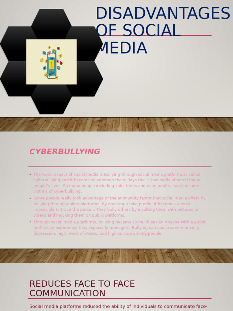 Disadvantages of Social Media | PDF | Social Media | Popular Culture ...
