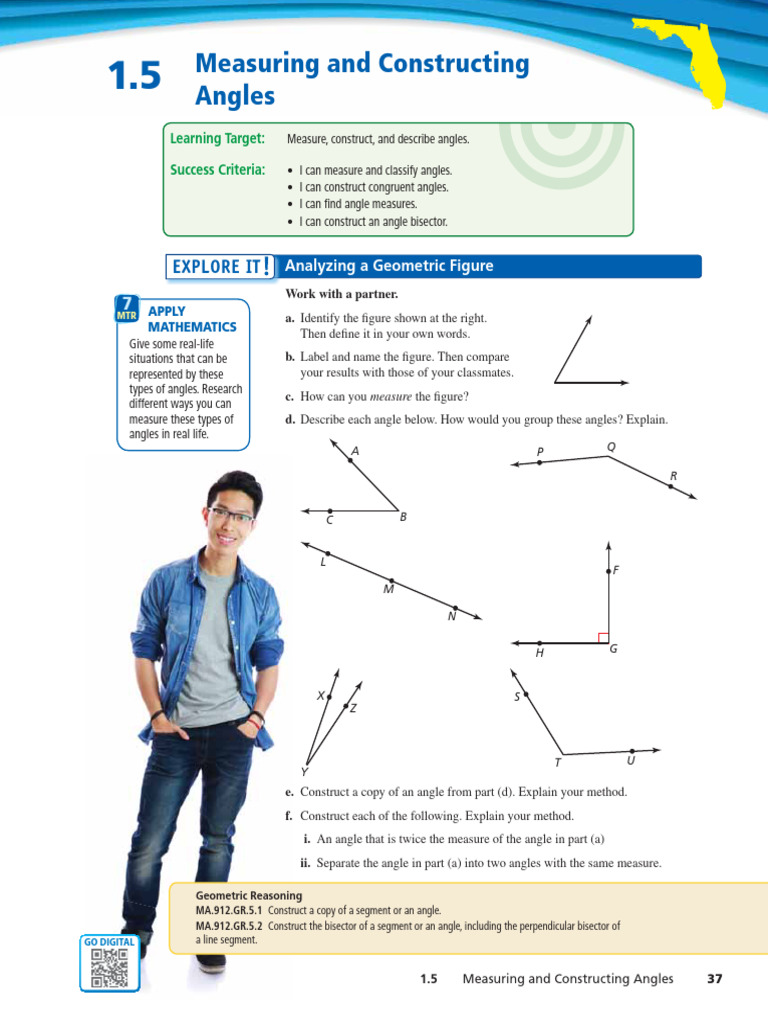 Measuring and Constructing Angles | PDF | Angle | Mathematics