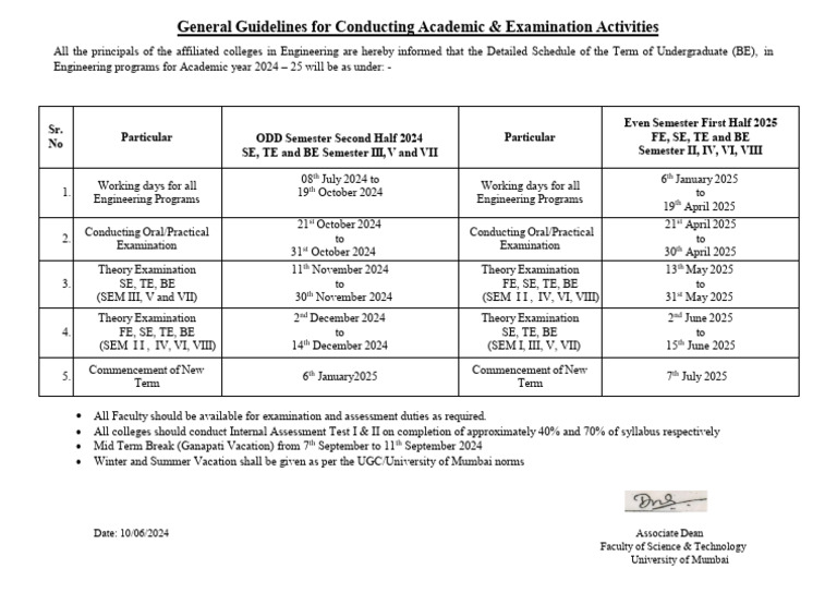 DTU Academic Calendar 2024-25 | PDF | Academic Term | Social Institutions