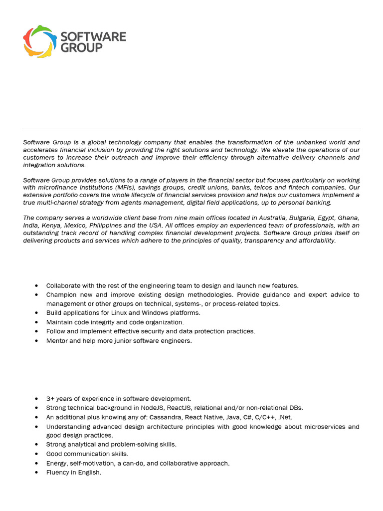 SG - JD - Full-Stack Developer | PDF