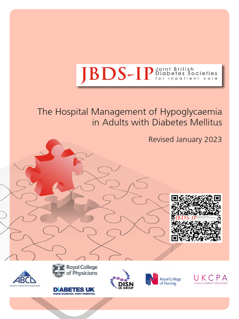 JBDS 01 Hypo Guideline With QR Code January 2023 | PDF | Hypoglycemia ...