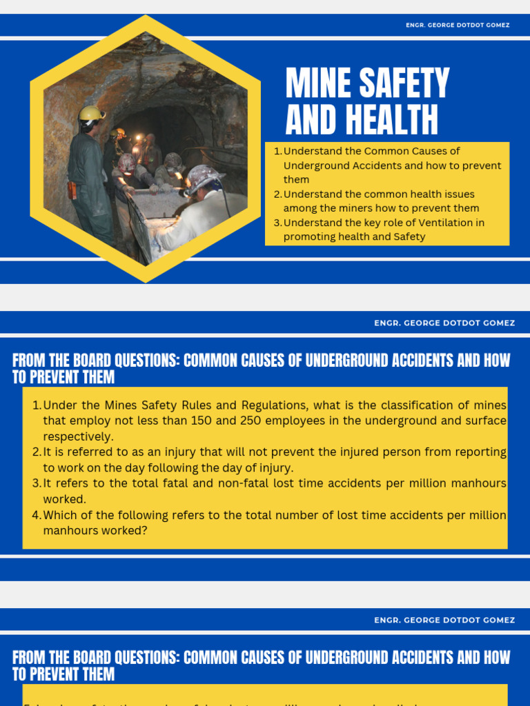 Mine Safety and Health | PDF | Chronic Obstructive Pulmonary Disease ...