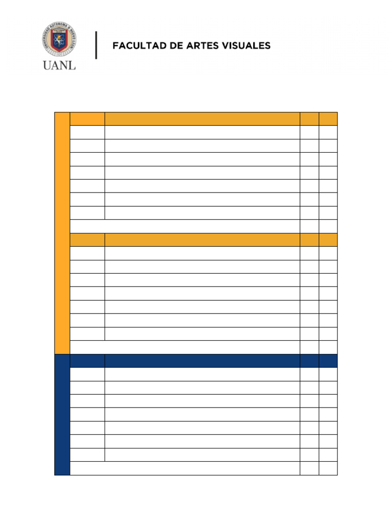 Plan de Estudios en Artes Visuales | PDF | Plan de estudios | Educación ...