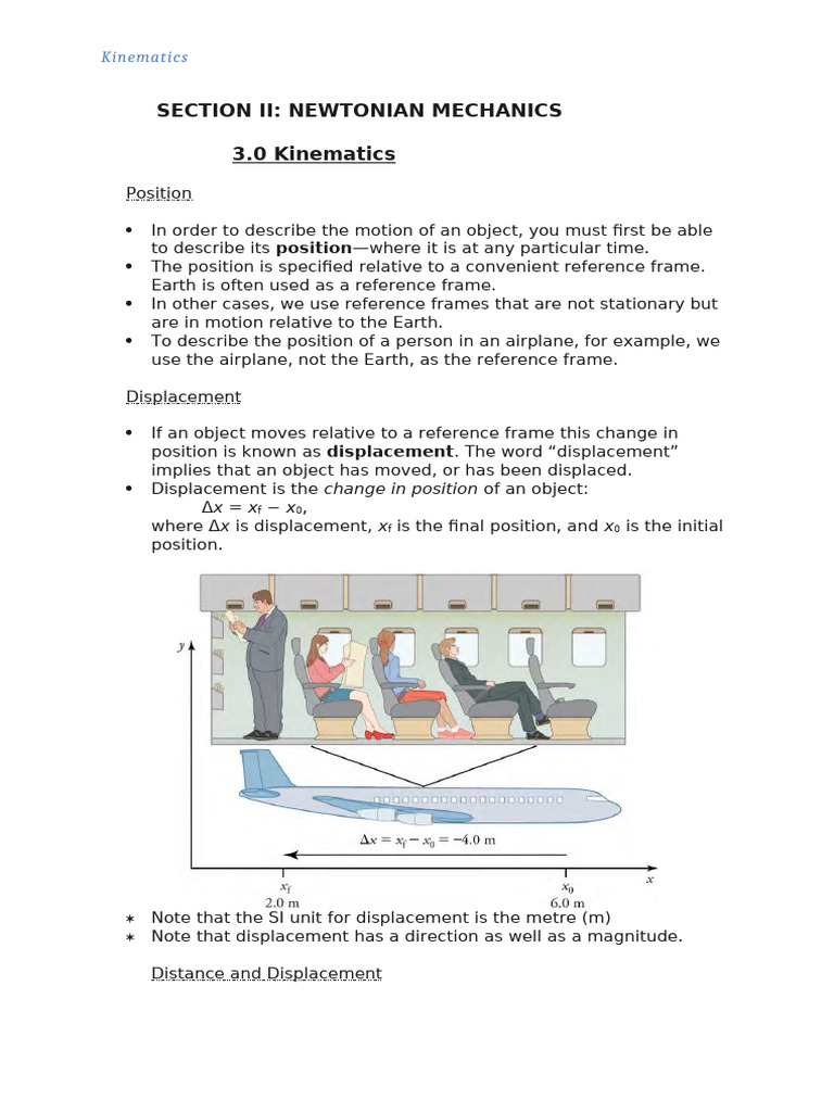 Understanding Kinematics and Motion | PDF | Acceleration | Kinematics