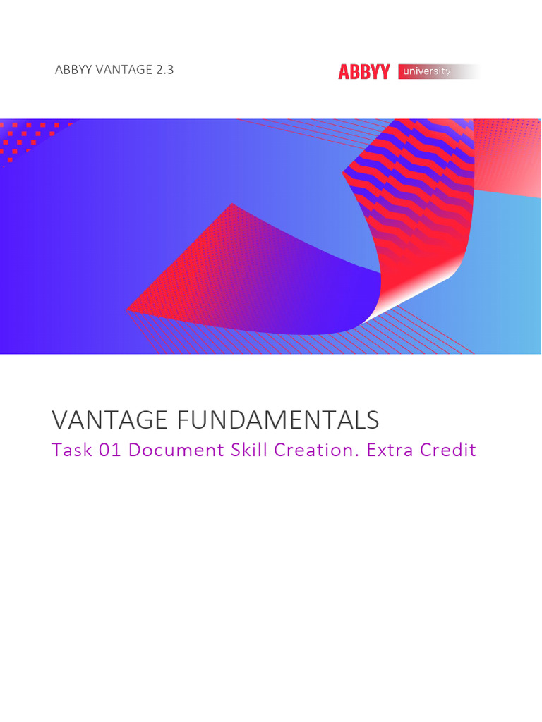 Task 01 Document Skill Creation. Extra Credit | PDF | Invoice | Computing