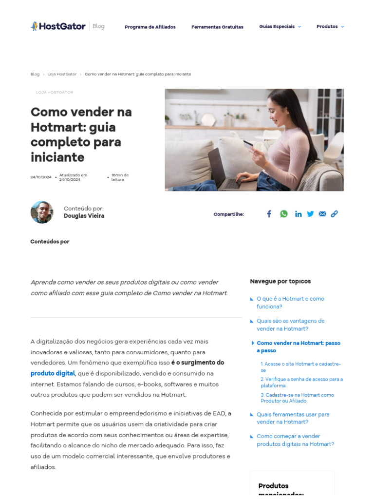 Como Vender na Hotmart: Guia para Iniciantes | PDF | Marketing ...