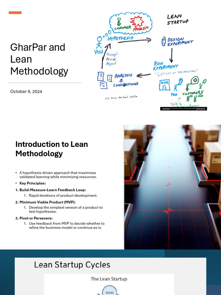 352 Lean Methodology and Gharpar | PDF | Lean Startup | Business Economics