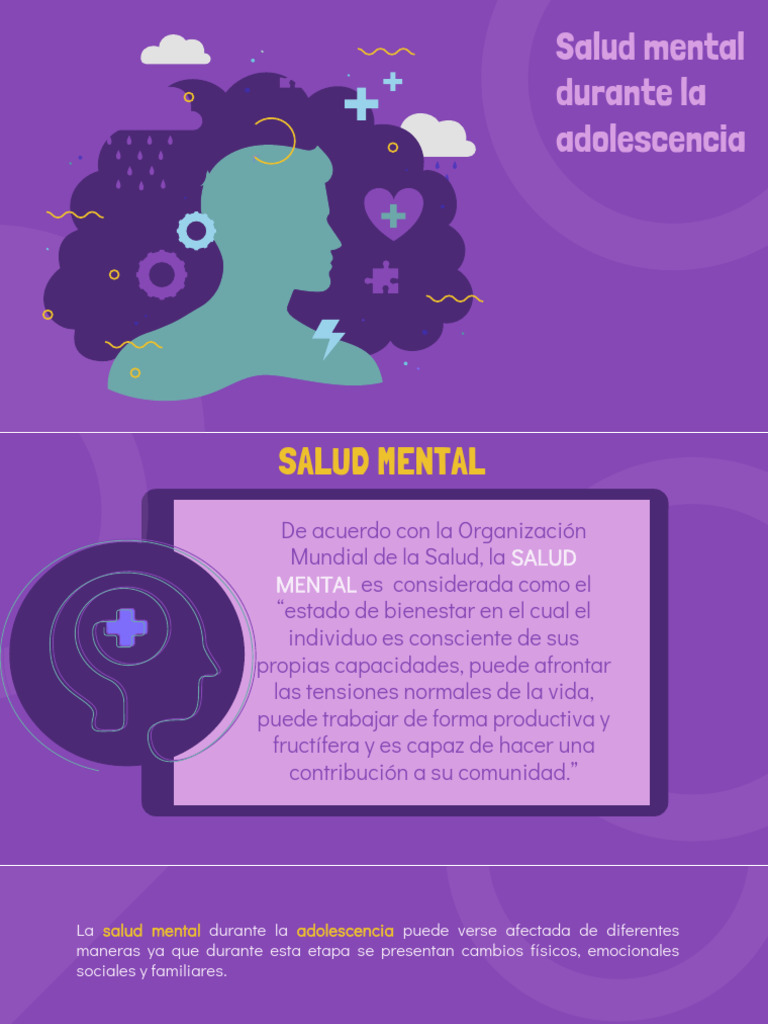 Salud Mental en la Adolescencia: Factores Clave | PDF | Salud mental