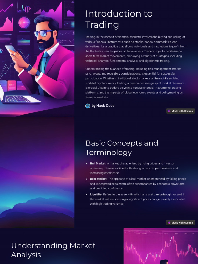 Introduction to Trading Concepts | PDF | Market Trend | Risk