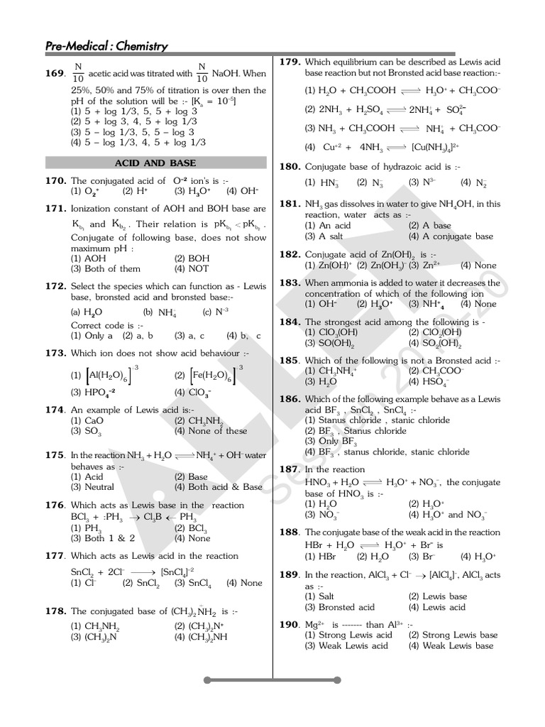 04 Ionic Equilibrium | PDF