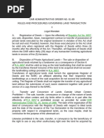 DAR Administrative Order No 04 Series of 2021 | PDF