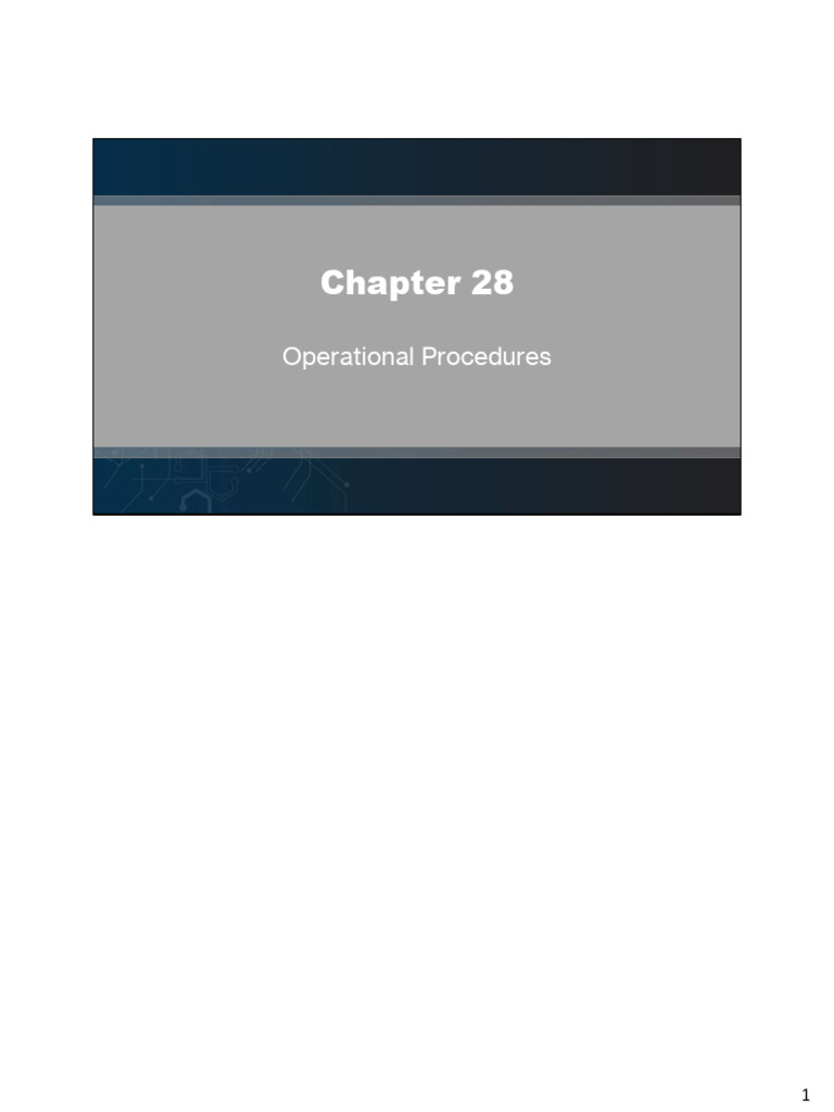 1102 Chapter+28+Operational+Procedures+-+Slide+Handouts | PDF | Backup ...
