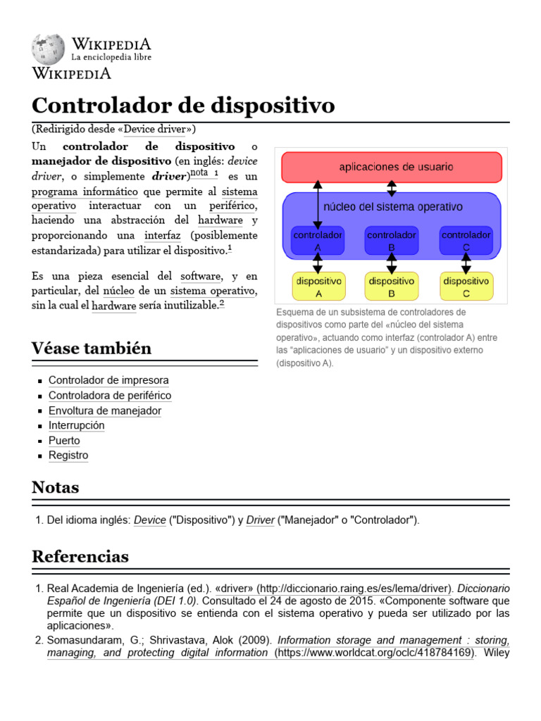 Guía de Controladores de Dispositivo | PDF