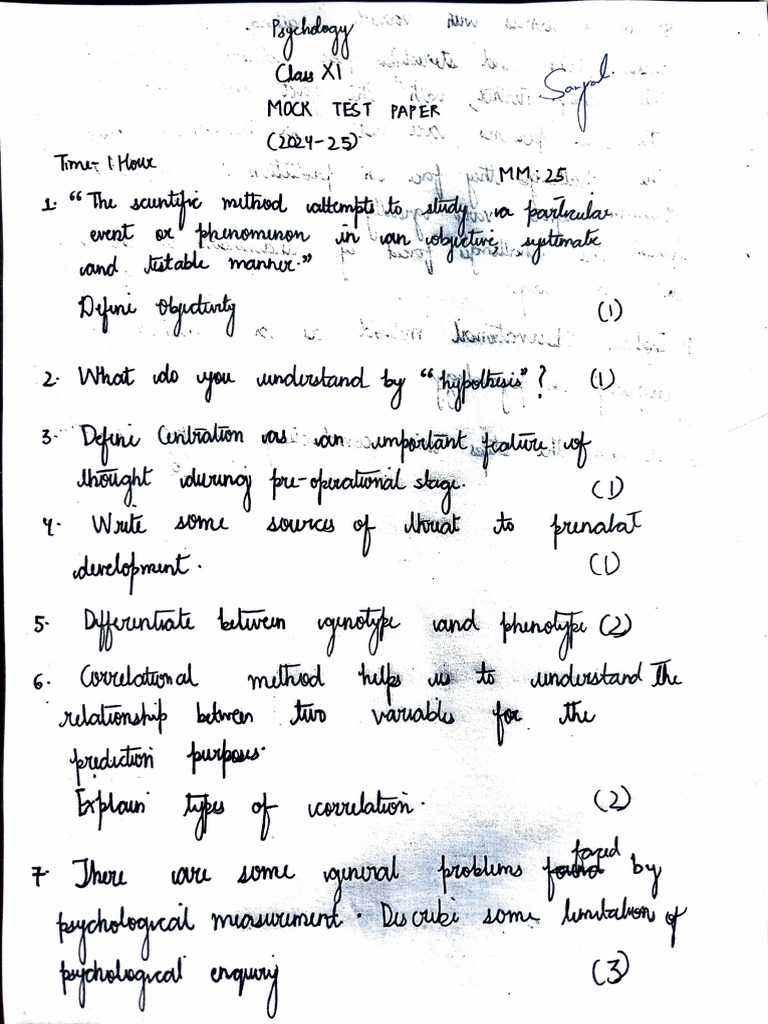 EDUCATIONAL PSYCHOLOGY FREE MOCK TEST visual data 2