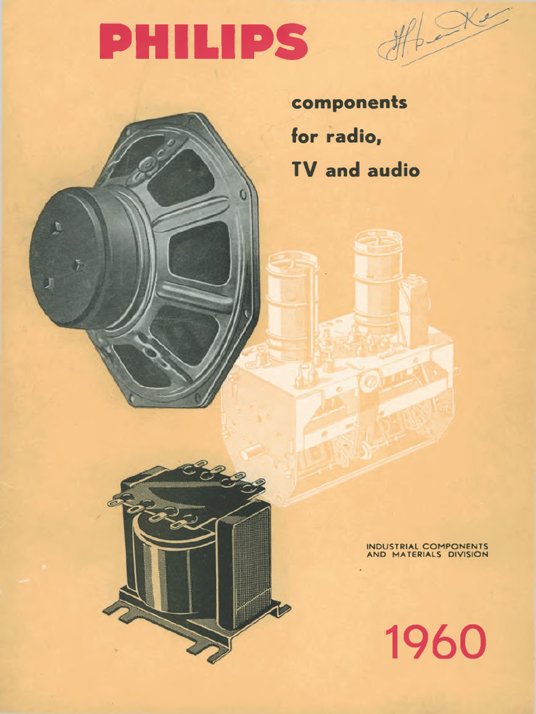 Philips Components For Radio TV and Audio Catalog 1960 52 Pages | PDF ...