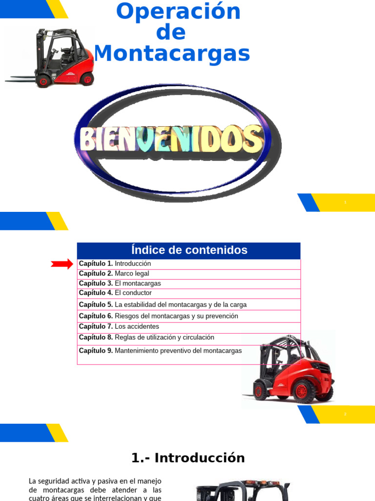 Seguridad y Manejo de Montacargas | PDF | Máquina elevadora | Eje