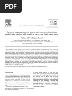 Charge Equilibration in Simulations | PDF | Molecular Dynamics | Ion